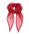 PR740 Premier 'Colours' Chiffon Scarf Red colour image
